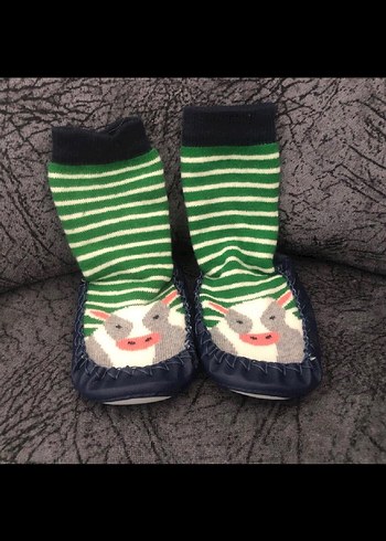 Hello Baby Erkek Çorap patik- inek Desenli - Görsel 3