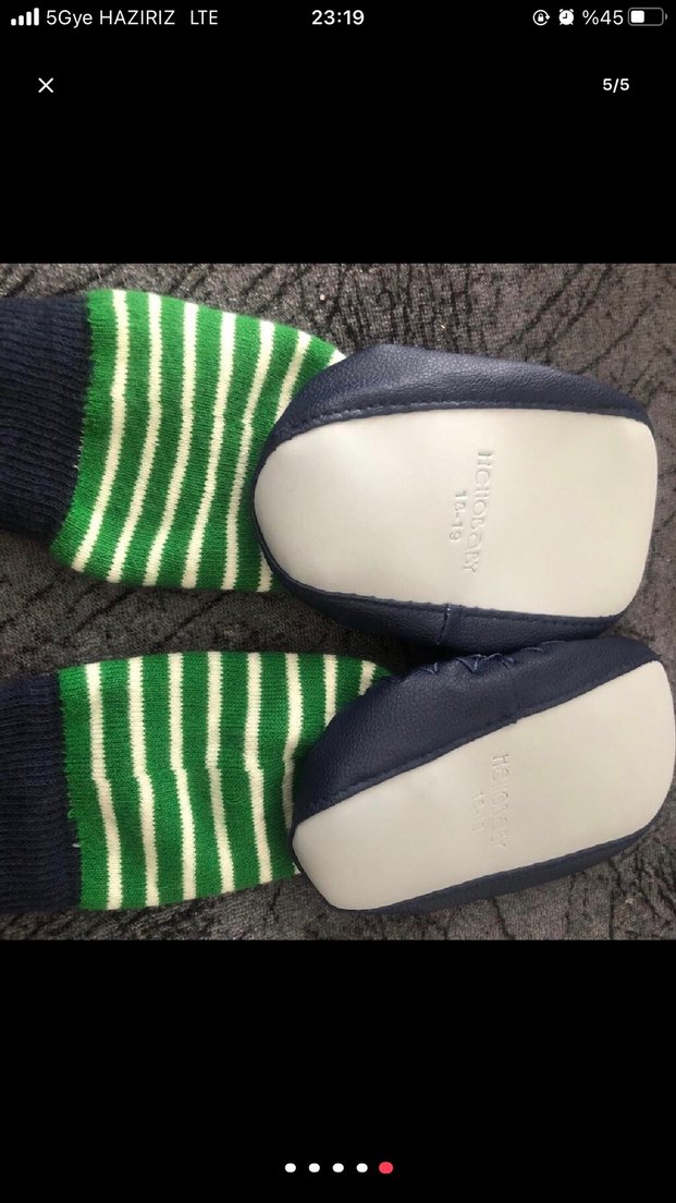 Hello Baby Erkek Çorap patik- inek Desenli - Görsel 5