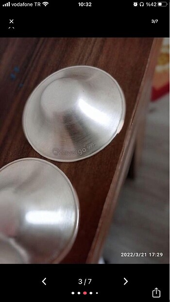 999 ayar gümüş göğüs koruyucu kalkanı XL boy - Görsel 4