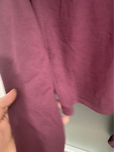 s Beden bordo Renk Oysho anvelop bluz S beden yoga üstü