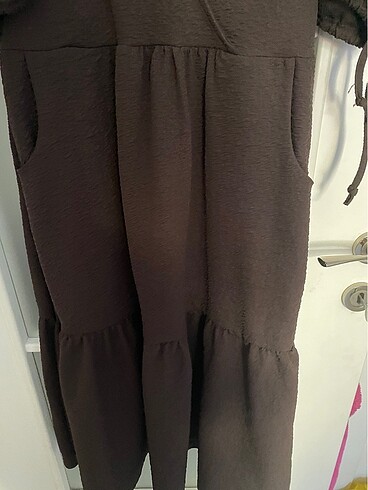 l Beden kahverengi Renk River Island 40 beden elbise