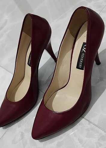 37 Beden Bordo Stiletto 37 Numara 