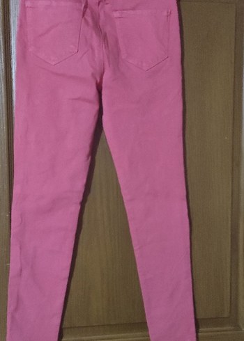 40 Beden pembe Renk Kadın Midi Kumaş Pantolon