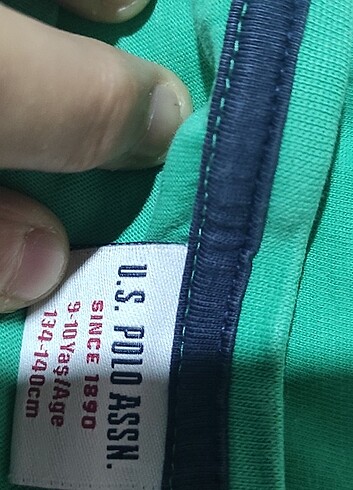 9 Yaş Beden yeşil Renk Polo marka erkek çocuk t-shirt 