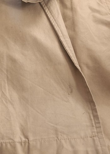 Bej Düğmeli Erkek Trençkot - Görsel 19