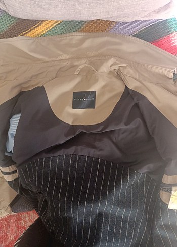 Bej Düğmeli Erkek Trençkot - Görsel 7