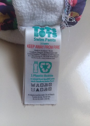 Tots Bots Renkli Tie-Dye Erkek Mayo Altı 6-12 Ay - Görsel 5