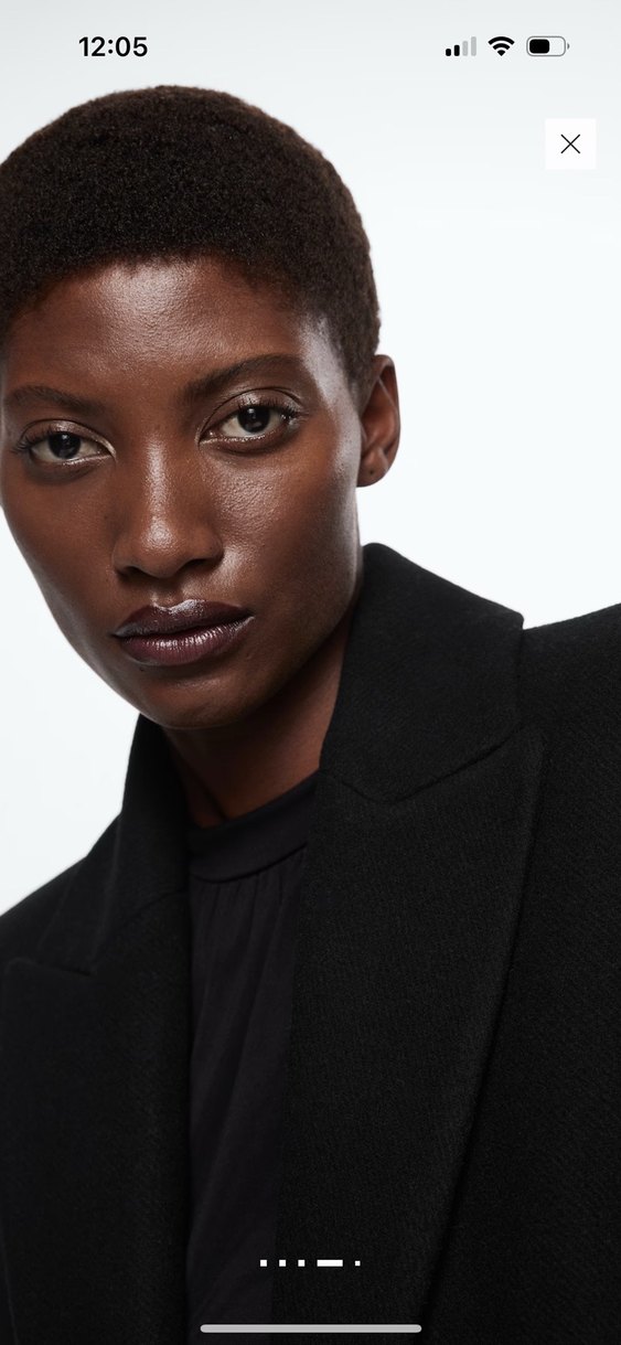 Mango Mücevher Taşlı Yün Palto - Görsel 5