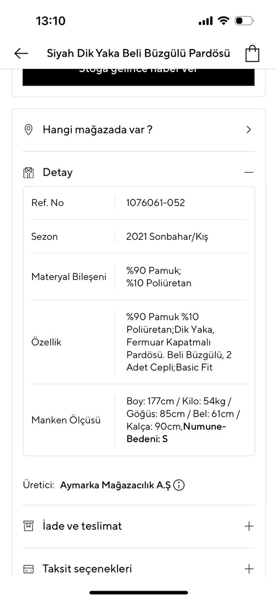 Network Dik Yaka Pardesu - Görsel 5