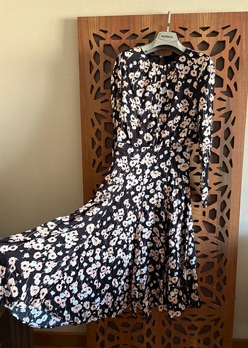 Network Desenli Elbise - Görsel 6