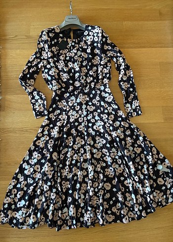 Network Desenli Elbise - Görsel 7