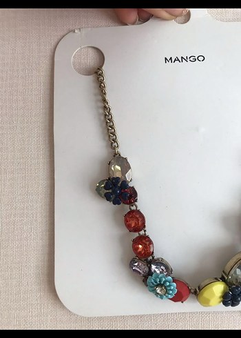 Renkli Boncuklu Bohem Kadın Kolye - Görsel 2