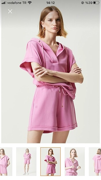 Network Pembe Sweatshirt