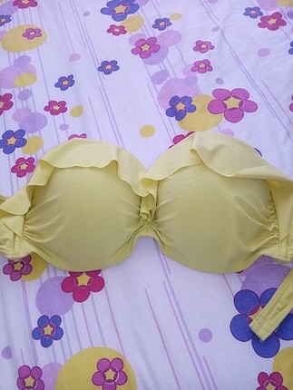 sarı bikini üstü