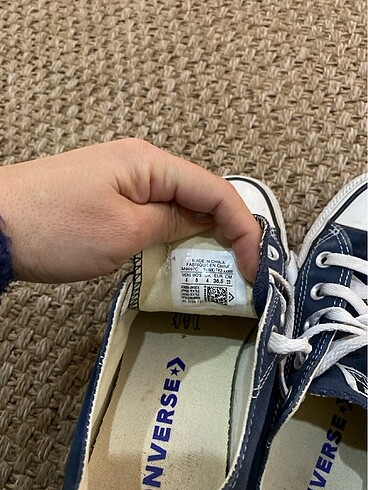 36,5 Beden mavi Renk Converse