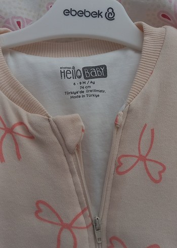 Bebek Kız Tulum Beyaz Fiyonklu e bebek - Görsel 2