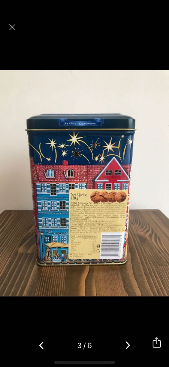 Yılbaşı ıkea metal mumluk - Görsel 2