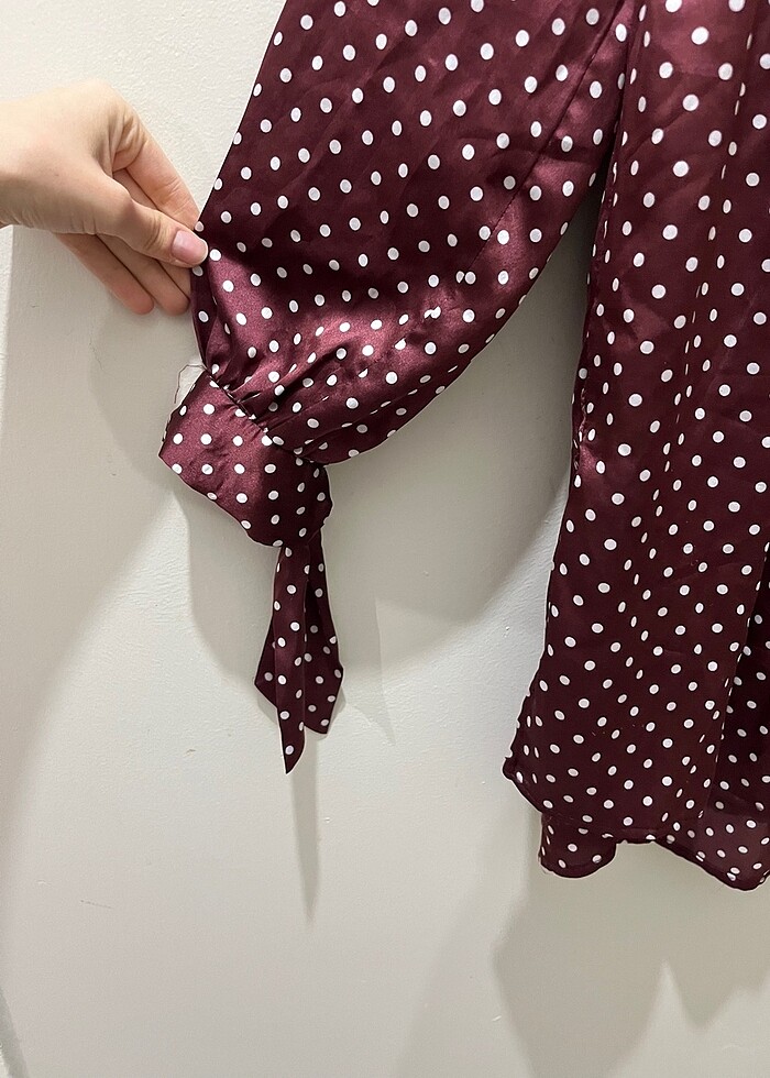 Zara Saten  Gömlek - Görsel 4