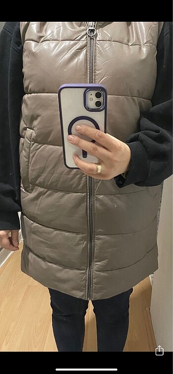 m Beden camel Renk Only yelek