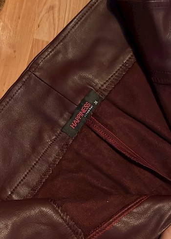 Deri Midi Kadın Pantolon - Görsel 3