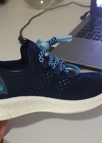 Çocuk Mavi Desenli Spor Ayakkabı - Görsel 3