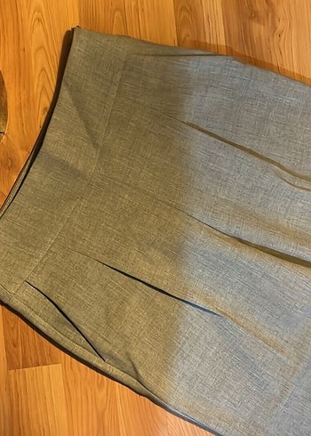 Pilili Midi Kadın Pantolon - Görsel 2