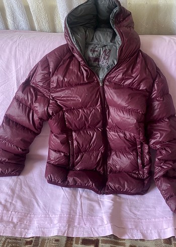 Bordo Fermuarlı # erkek Kışlık Mont - Görsel 5