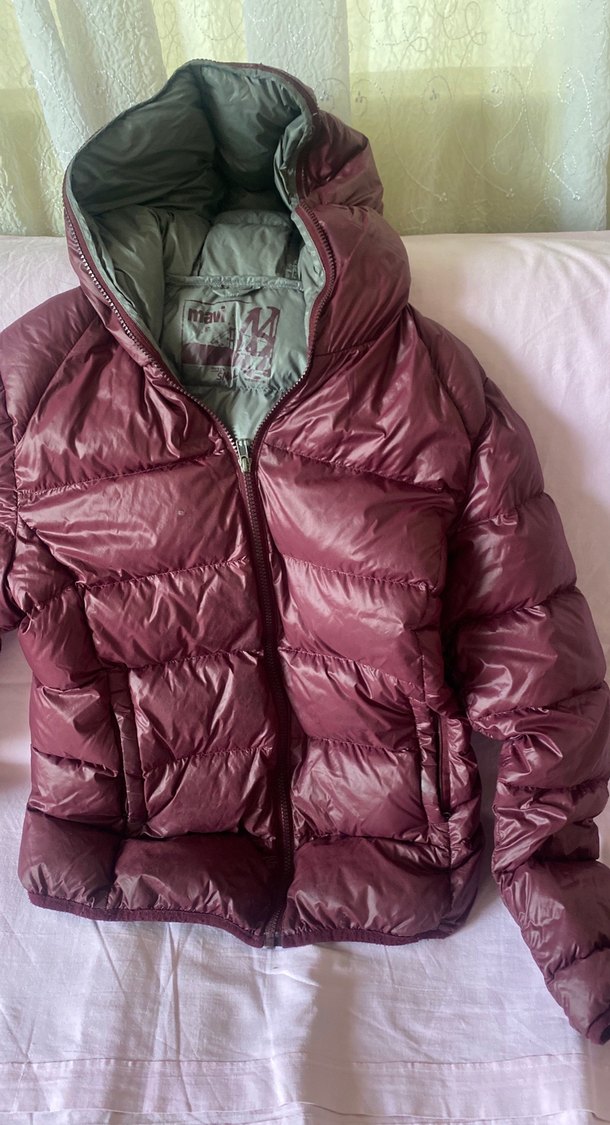 Bordo Fermuarlı # erkek Kışlık Mont - Görsel 4