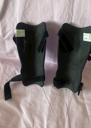 Mavi Plastik Motosiklet Dizlikleri Velcro - Görsel 3