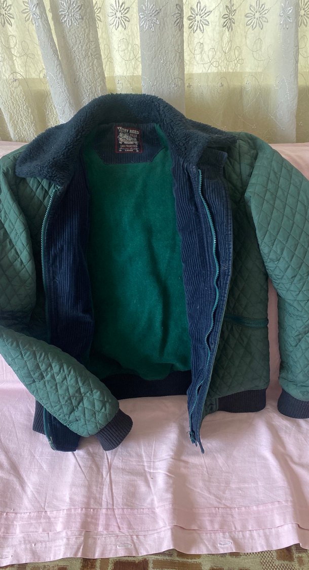 Düğmeli Koyu Yeşil Erkek Streetwear Ceket - Görsel 2