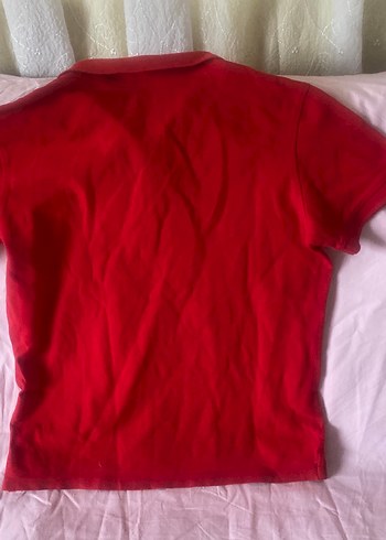 Kırmızı Erkek Polo Yaka Kısa Kollu Tişört - Görsel 4