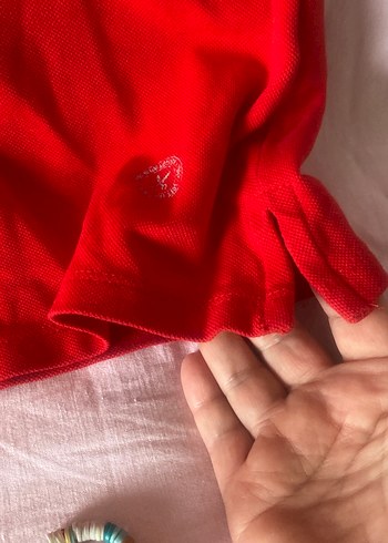 Kırmızı Erkek Polo Yaka Kısa Kollu Tişört - Görsel 3