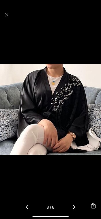 Diğer Taş işlemeli abaya