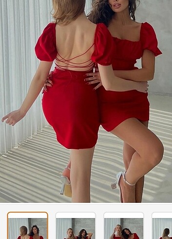 kırmızı elbise
