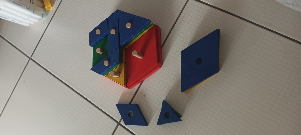 Renkli Ahşap Eğitici Oyuncak - Görsel 3