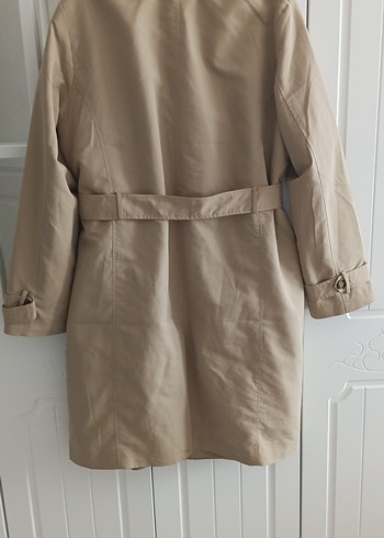 46 beden Bej Kuşaklı Kadın Trençkot - Görsel 5