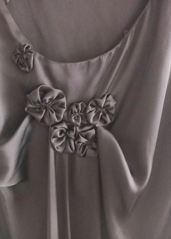 Siyah V Yaka Drapeli Kadın Bluz - Görsel 2