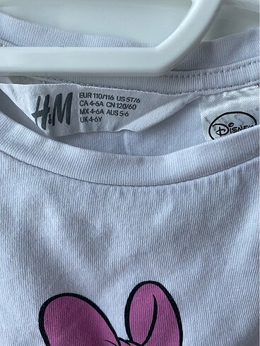 4 Yaş Beden H&m daisy duck tişört