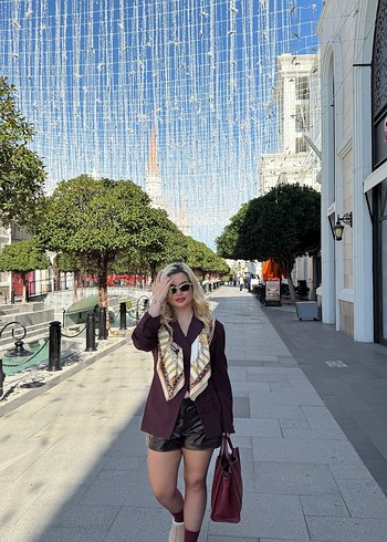 Bordo Mai blazer ceket - Görsel 6