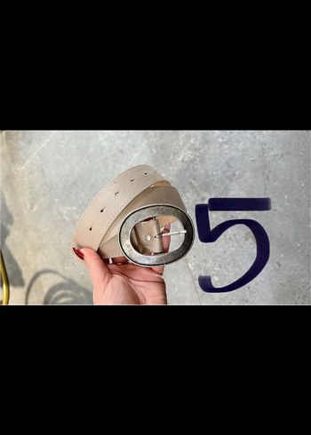 Hızlı bitiyor  Massimo süet Kadın Kemer - Görsel 5