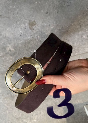 Hızlı bitiyor  Massimo süet Kadın Kemer - Görsel 3