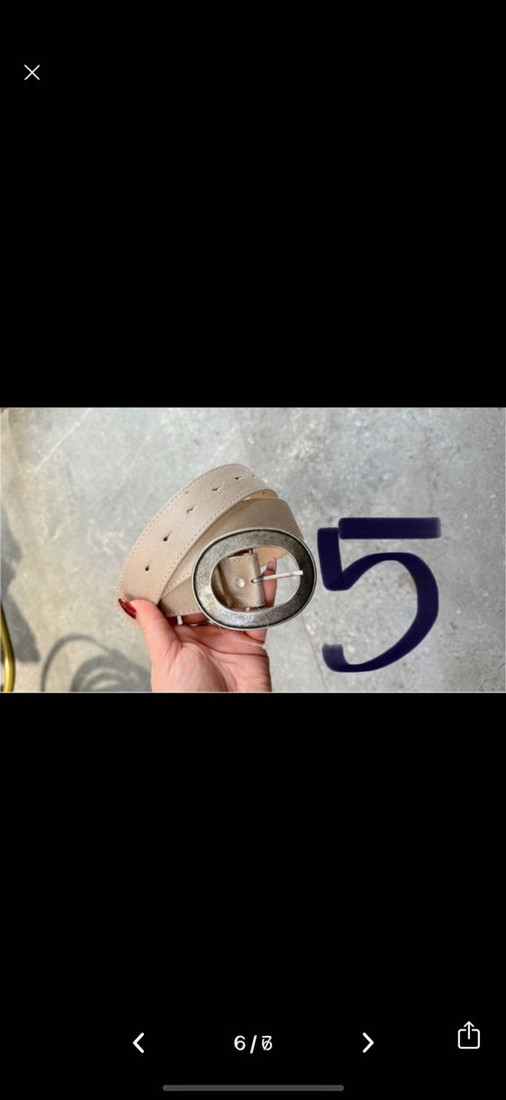 Hızlı bitiyor  Massimo süet Kadın Kemer - Görsel 5