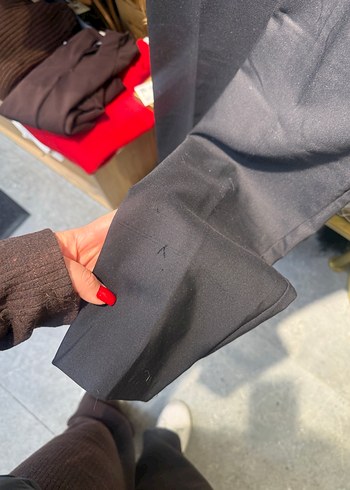 Gri Kadın Midi Kumaş Pantolon - Görsel 10