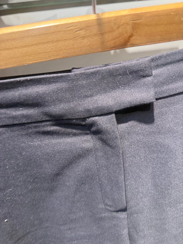 Gri Kadın Midi Kumaş Pantolon - Görsel 4