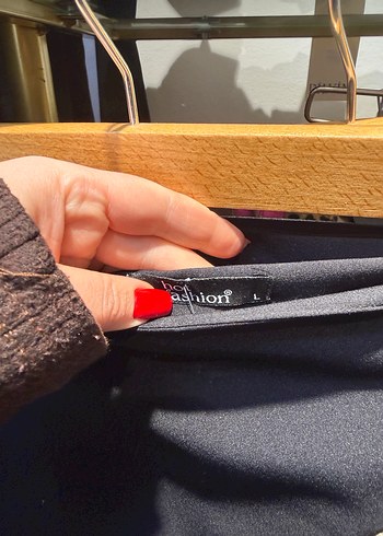 Gri Mini Etek Fiyonklu Detaylı - Görsel 9