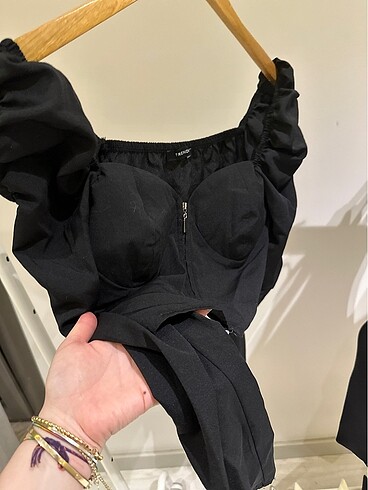 Kalp yaka bluz - Görsel 4