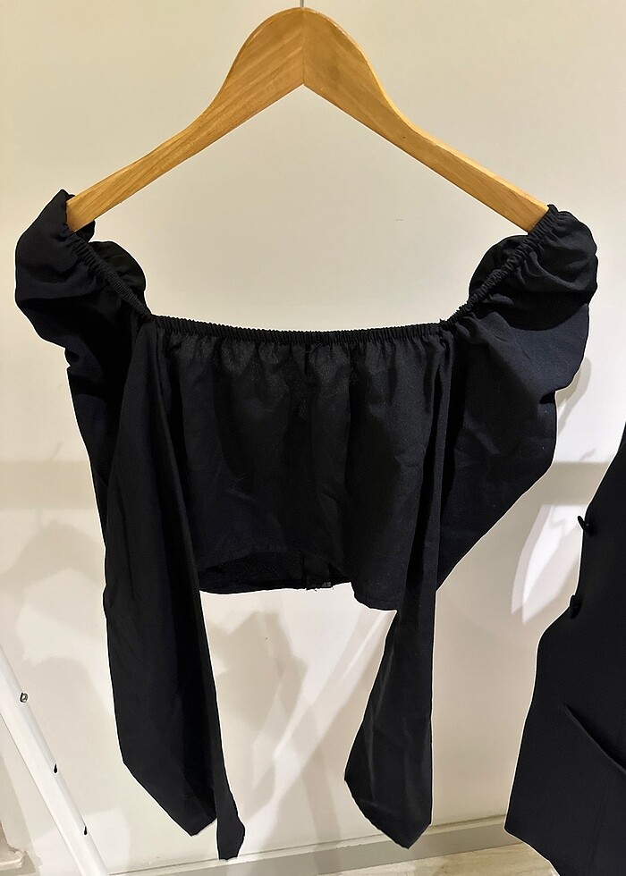 Kalp yaka bluz - Görsel 3