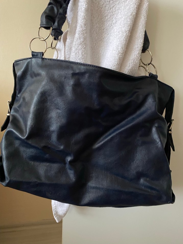 Pilise Detaylı Çok Renkli Deri Kadın Çanta - Görsel 3