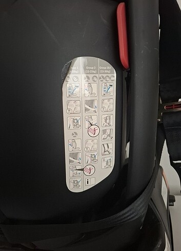 9- 36 kg Beden KRAFT techno fix plus oto koltuğu (9-36 kg)