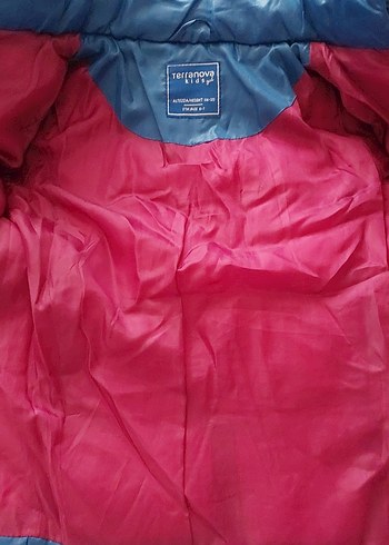 Kız Çocuk Mavi Fermuarlı Mont Terranova Kids 116-122 cm - Görsel 3